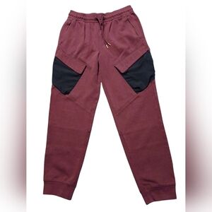 Athletic Works Kids Burgundy and Black Joggers‎